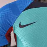 Barcelona 2022-23  training suit bluegreen player version soccer jerseys