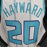 75th Anniversary Hayward #20 Charlotte Hornets White NBA Jersey