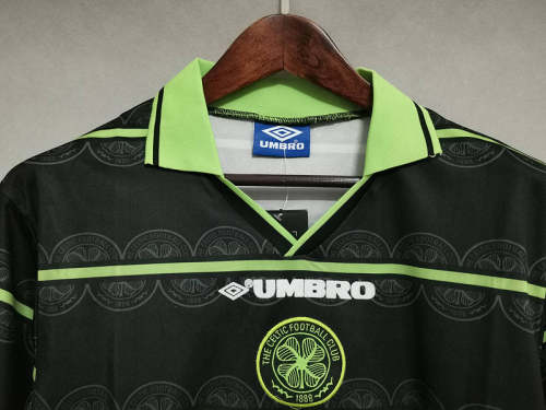 1998 Celtics away black soccer jerseys