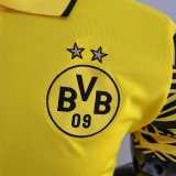 2022-23 Dortmund yellow POLO Player version soccer jerseys