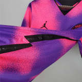 Paris saint germain 2020-21 Jordan fourth away purple soccer jerseys