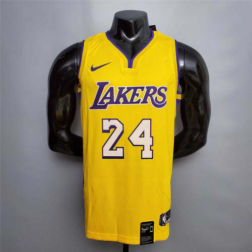 Bryant #24 Lakers yellow