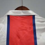 Paris saint germain 1998-99 away white soccer jerseys