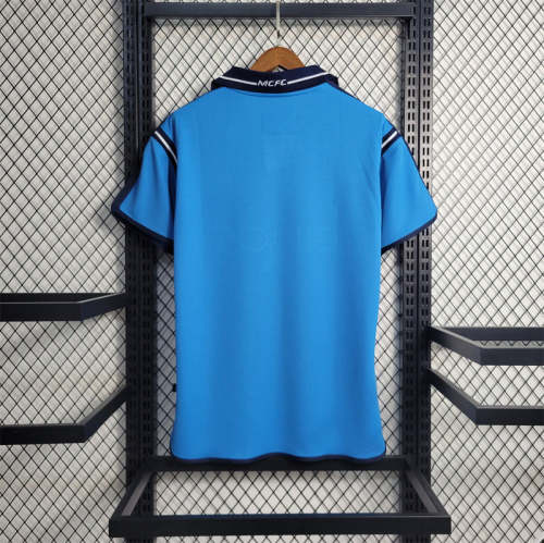 Manchester City 2001-02 home soccer jerseys