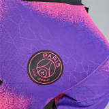 Paris saint germain 2020-21 Jordan fourth away purple player version soccer jerseys