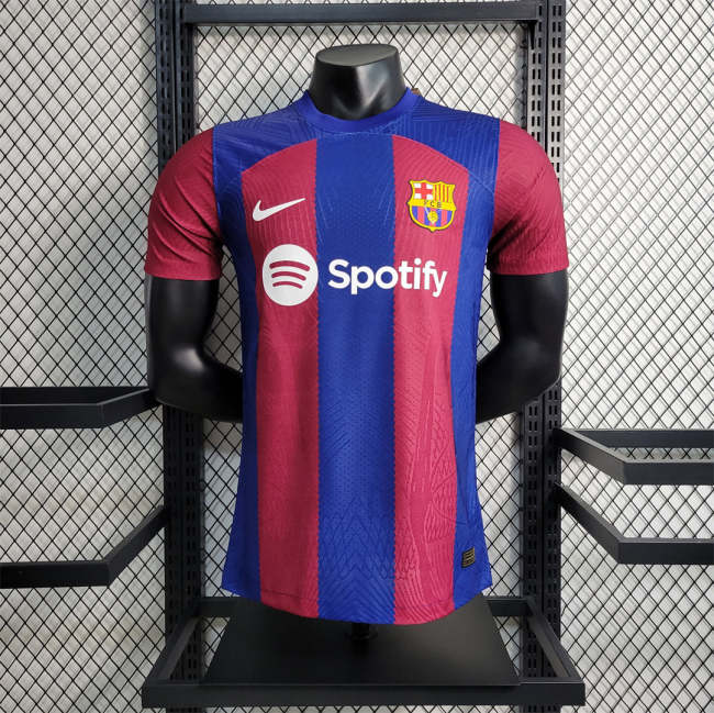 Barcelona 2023-24 home player version soccer jerseys
