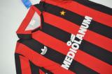 AC Milan 1991-92 home soccer jerseys