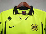 1995-96 Dortmund home yellow soccer jerseys