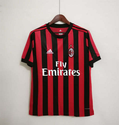AC Milan 2017-18 home soccer jerseys