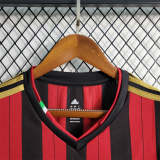 AC Milan 2013-14 home soccer jerseys