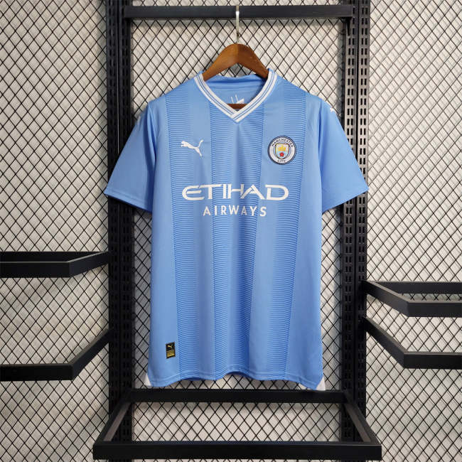 Manchester City 2023-24 home soccer jerseys