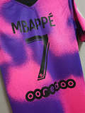 Paris saint germain 2020-21 Jordan fourth away purple soccer jerseys