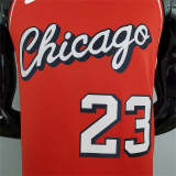 2022 Bulls Jordan #23 City Edition Red