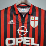 AC Milan 1999-00 Centenary home soccer jerseys