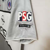 Paris saint germain 2000 away grey soccer jerseys