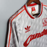Liverpool 1989-91 away soccer jerseys