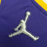75th Anniversary Rondo #4 Los Angeles Lakers Jordan Purple NBA Jersey