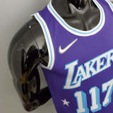 75th Anniversary master chief#117 Lakers White X-BOX Co-branded Purple