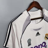 Real Madrid 2006-07 home white soccer jerseys