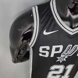 DUNCAN#21 Spurs Black