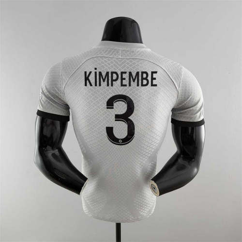 Paris saint germain 2022-23 away player version soccer jerseys