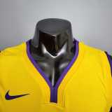 DAVIS #3 Lakers V-neck City Edition yellow