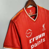 Liverpool 1985-86 home soccer jerseys