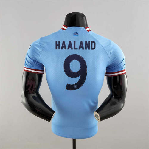 Manchester City 2022-23 home player version soccer jerseys