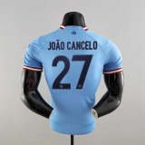 Manchester City 2022-23 home player version soccer jerseys