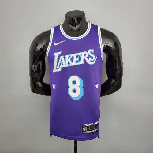 2022 75th Anniversary BRYANT#8 Lakers City Edition Purple