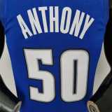 75th Anniversary Anthony#50 Orlando Magic Blue NBA Jersey