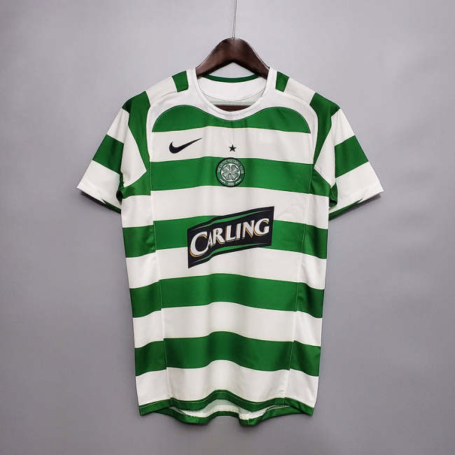 2005-2006 Celtic home soccer jerseys