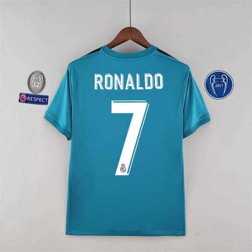 Real Madrid 2017-18 third away soccer jerseys