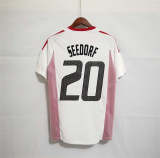 AC Milan 2002-03 away white soccer jerseys