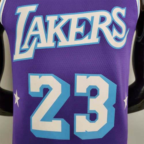 2022 75th Anniversary James #23 Lakers City Edition Purple