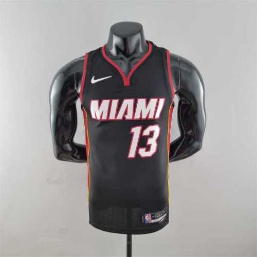 75th Anniversary Miami Heat ADEBAYO#13 black NBA Jersey