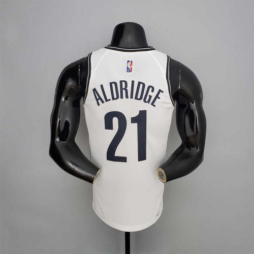 75th Anniversary ALDRIDGE#21 Nets White