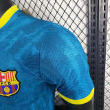 Barcelona 2023-24 Blue Classic player version soccer jerseys