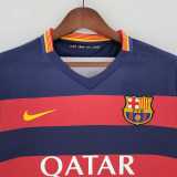 Barcelona 2015-16 home soccer jerseys