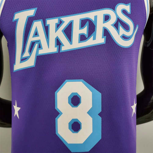2022 75th Anniversary BRYANT#8 Lakers City Edition Purple