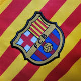 Barcelona 2022-23 fourth away kids kit soccer jerseys