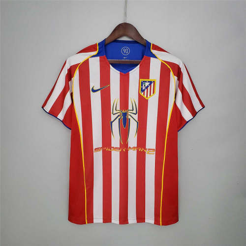 Atletico Madrid 2004-05 home soccer jerseys