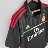 AC Milan 2011-12 third away soccer jerseys