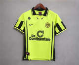 1995-96 Dortmund home yellow soccer jerseys