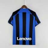 Inter Milan 2022-23 home soccer jerseys