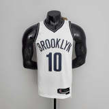 75th Anniversary Simmons #10 Nets White NBA Jersey