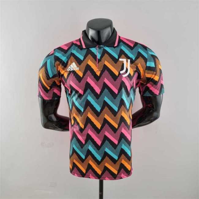 Juventus 2022-23 4 color geometry POLO Player version soccer jerseys