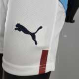 Manchester City 2022-23 home kids kit soccer jerseys