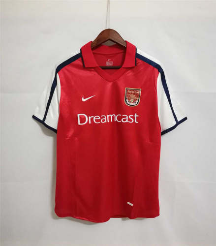 Arsenal 2000-01 home red soccer jerseys