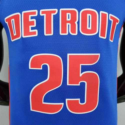 75th Anniversary Rose #25 Pistons Blue